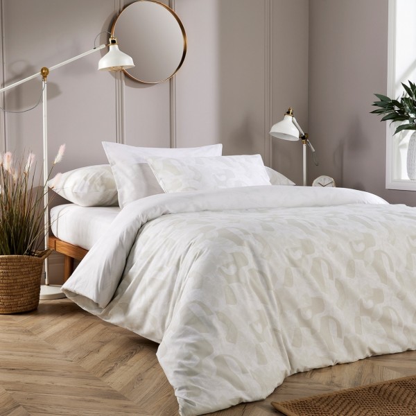 Freddy 3Pcs Duvet Cover Set Stone 240X260 cm