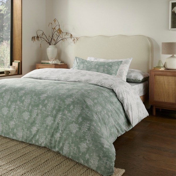 Sherwood 3Pcs Duvet Cover Set Sage 200X200 cm