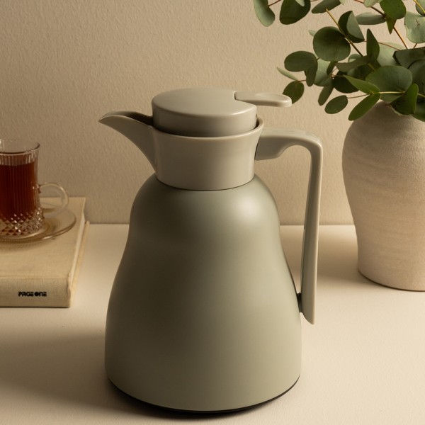 Kristall Stainless Steel Coffee Server Grey 1 Litre