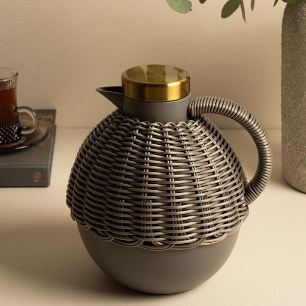 Rattan PP Coffee Server Grey 1 Litre