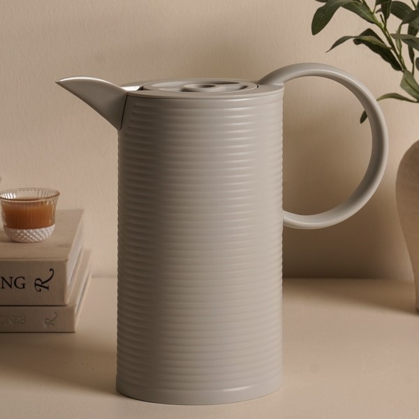Ribbed Coffee Server Grey 1.0 Litre