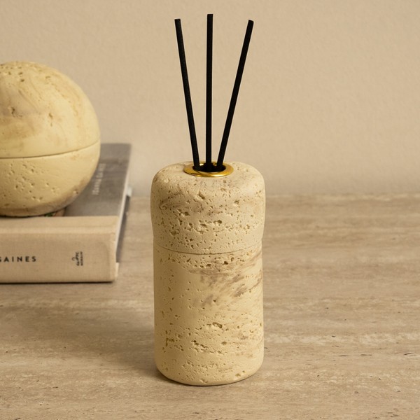 Pillar Perfume Diffuser Beige 6X6X12 cm