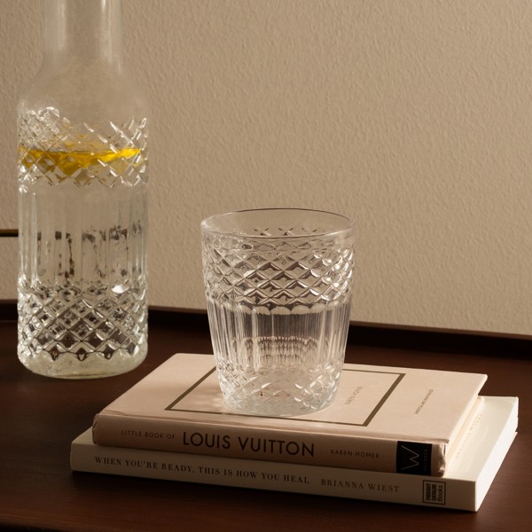 Diamond Glass Short Tumbler Clear 320Cc