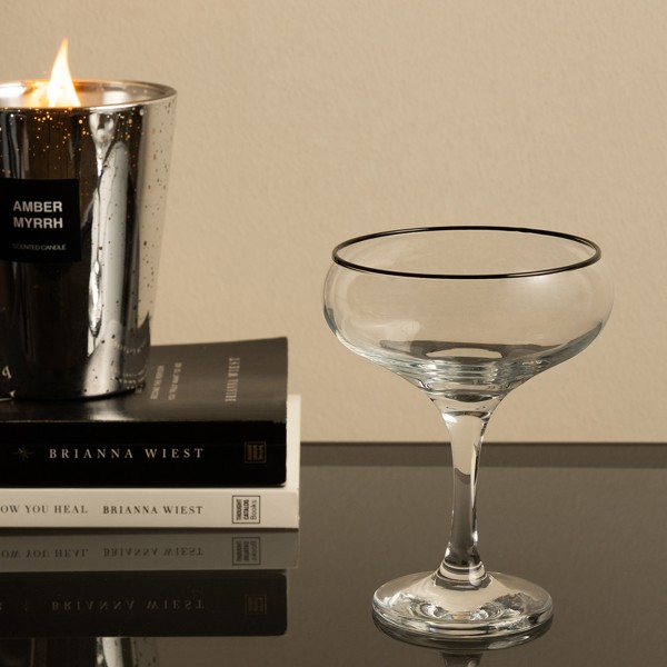 Basic Coupe Glass Black 230Cc