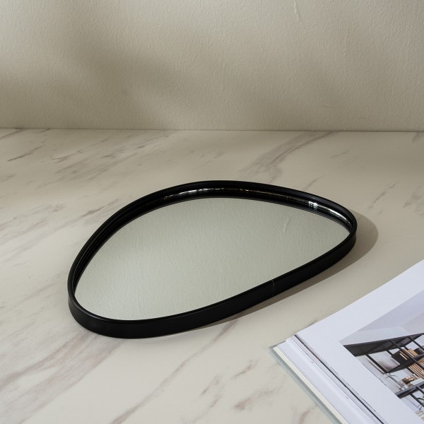 Gastro Glass Deco Tray Black 28.3X19.5X1.5 cm 