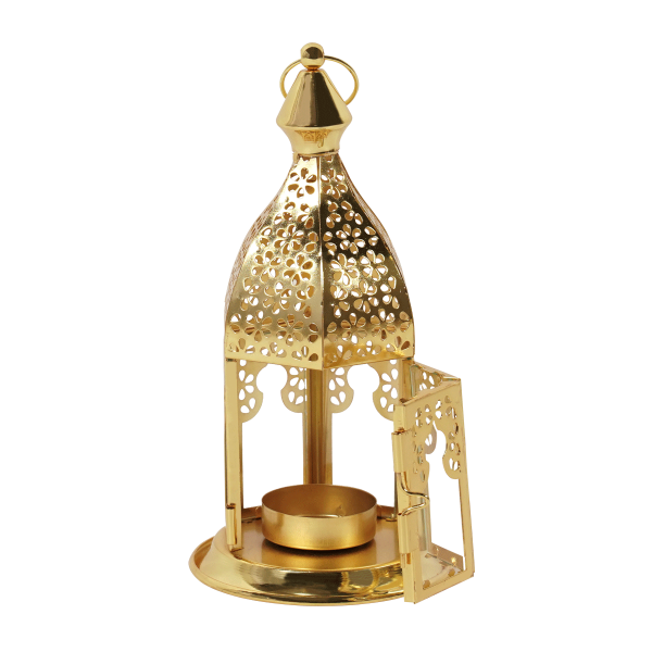 Drey Metal Lantern Gold 9X9X18.5 cm