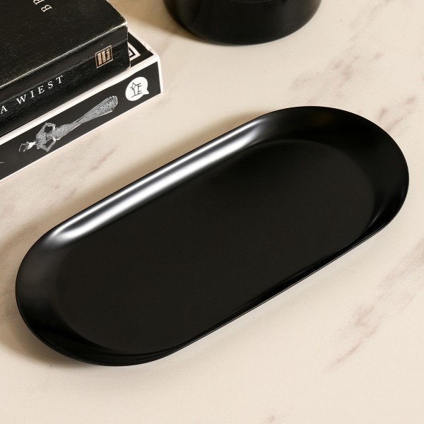 Lafuma Metal Tray Black 18 cm
