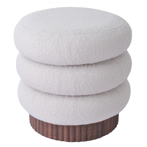 Uriko Pouf Grey 42 X 42 cm  