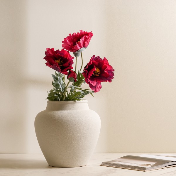Pink Poppy Single Stem Flower 75 cm