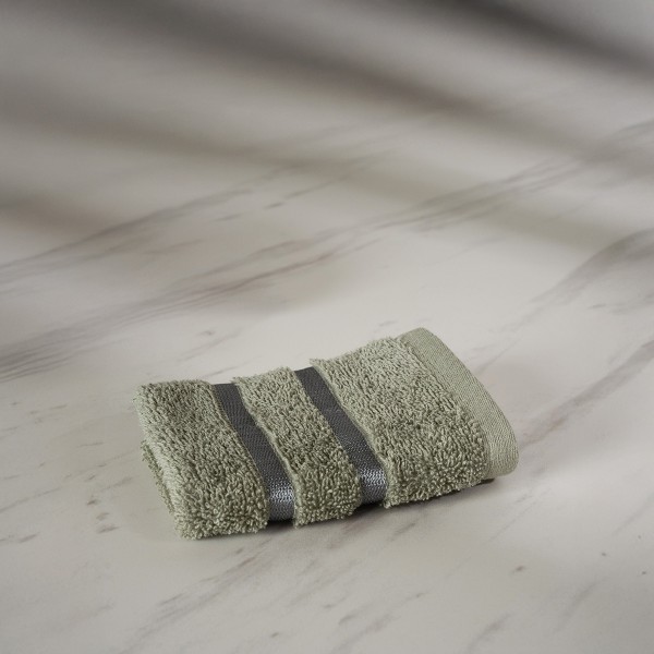 Lifestyle Plain Face Towel Sage 30X30 cm