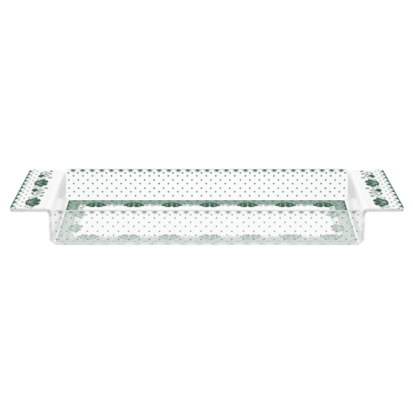 Bloom Acrylic Tray Green 46X15 cm