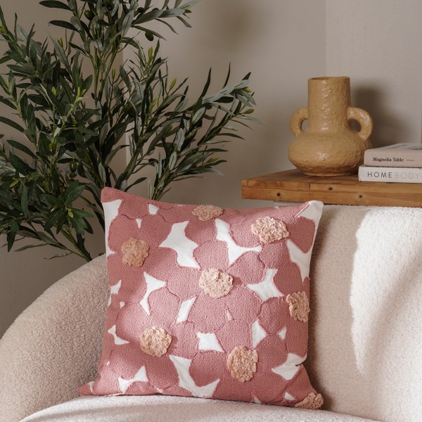Rose Cotton Cushion 45 x 45