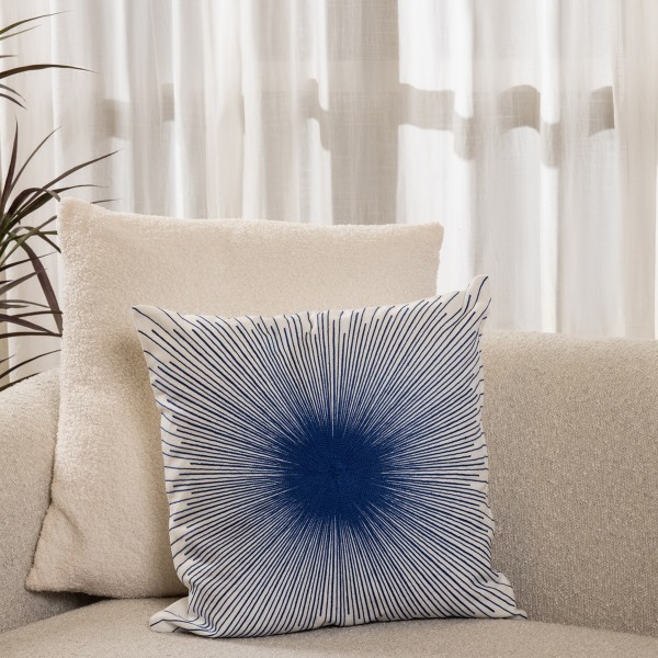 Burst Cushion Blue 45X45 cm