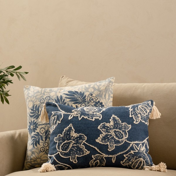 Garden Cushion Blue 35X50 cm