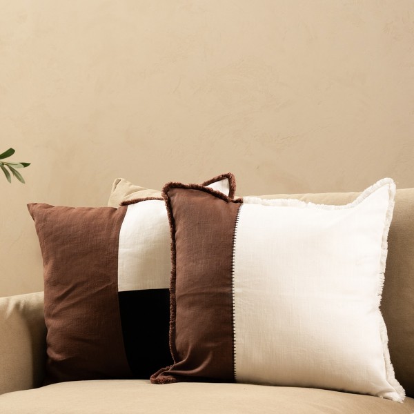 Vert Cushion Brown 45X45 cm