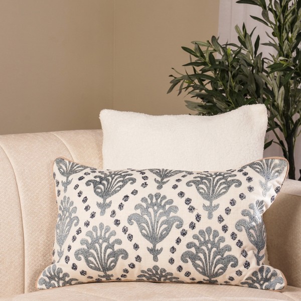 Sea Cushion Blue 35 X 60 cm  