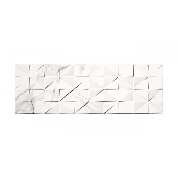 Cavan Decor Glossy Ceramic Wall Tiles White 20X60 cm
