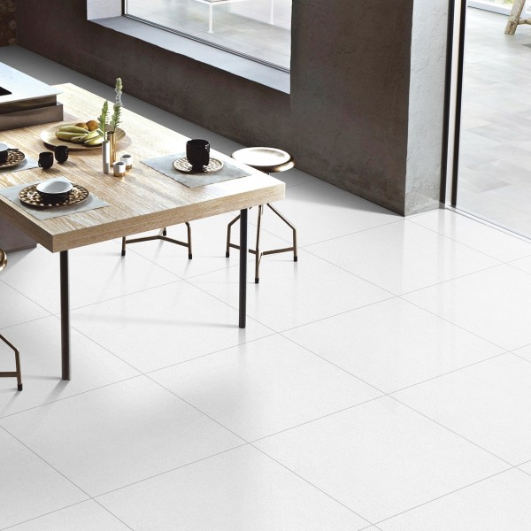 Rubicon Matt Porcelain Floor Tiles Grey 60X60 cm