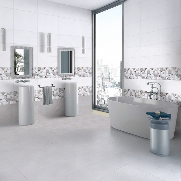 Alicia Glossy Ceramics Wall Tiles Grey 30X60 cm