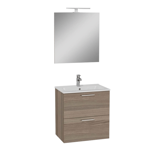 Mia Bathroom Cabinet + Mirror + Light