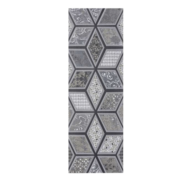 Lithos Decor Matt Ceramic Wall Tiles Grey 40X120 cm