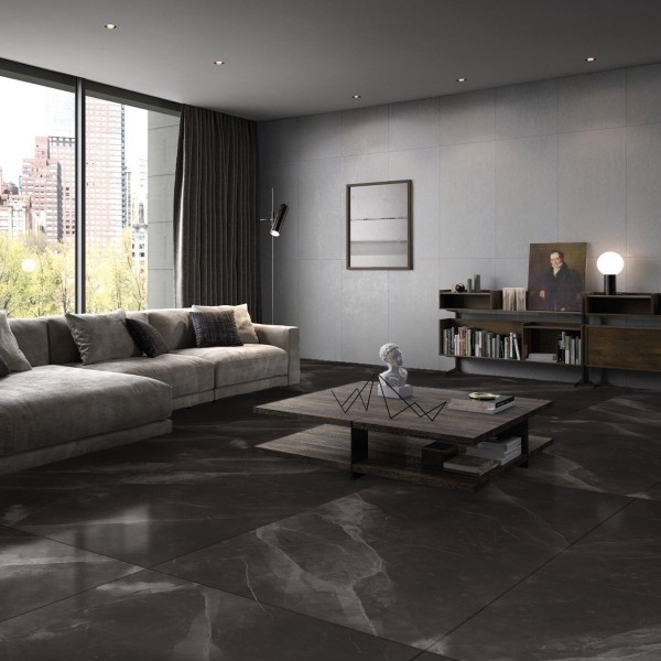 Amani Polish Porcelain Slabs Brown 80X160 cm