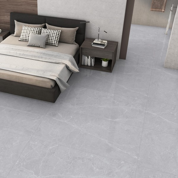 Lucia Polish Porcelain Slabs Grey 80X160 cm