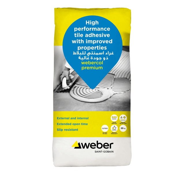 Webercol Premium Adhesive White 20Kg/Bag