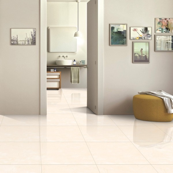 Austin Polish Porcelain Floor Tiles Crema 60X60 cm