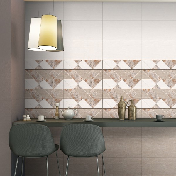 Cone Matt Decor Wall Tiles Beige 30X60 cm