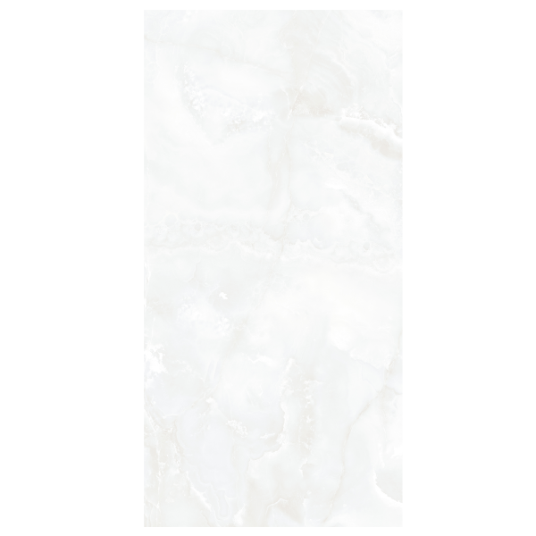 Onyx1 Ice Porcelain Slabs Glossy White 80X160 cm