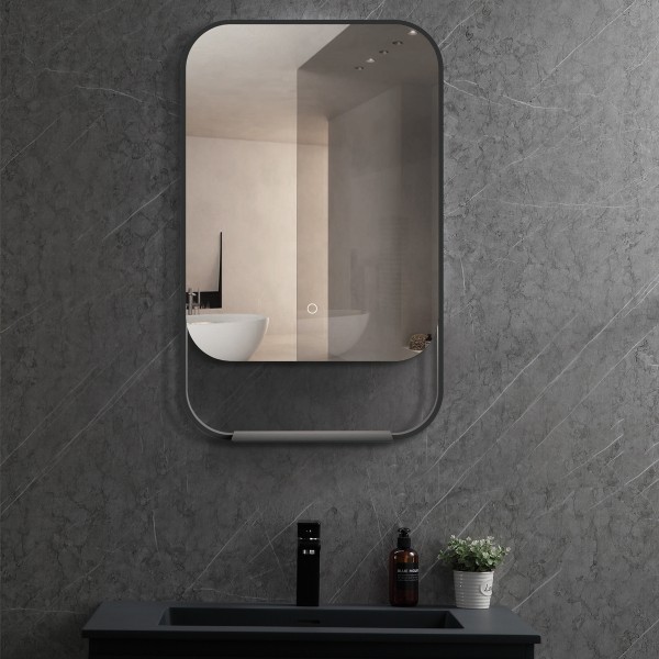 Kent Portrait Mirror with LED 50X80 cm
