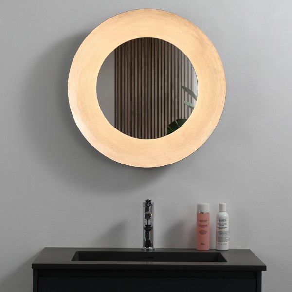 Quip Portrait Mirror with LED Diameter 55 cm