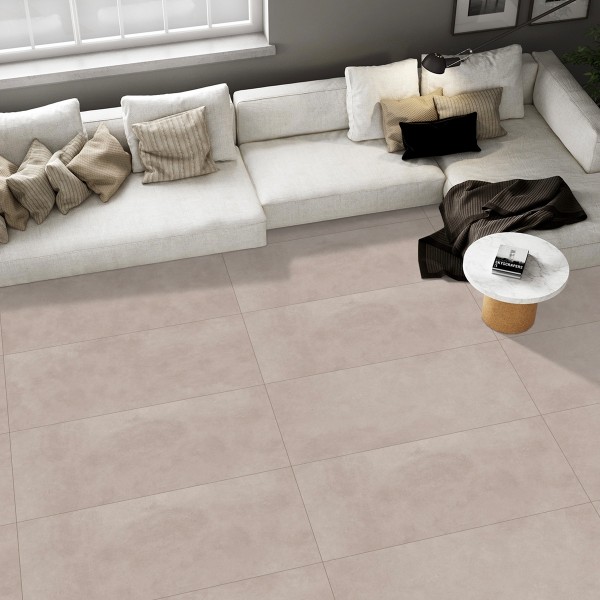 Loira Porcelain Floor Tiles Matt Grey 60X120 cm