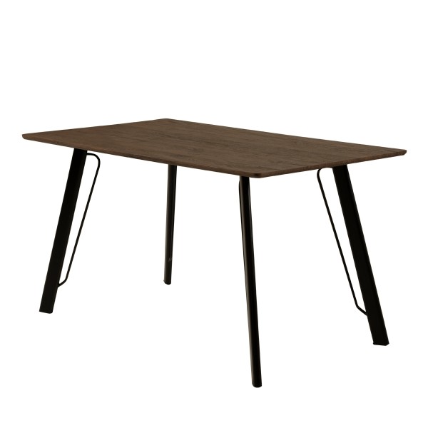 Angle 6 Seater Dining Table Brown