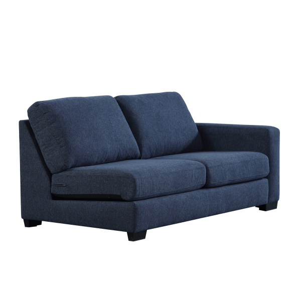 New Miami Modular Sofa 2-Seater Right Arm Blue