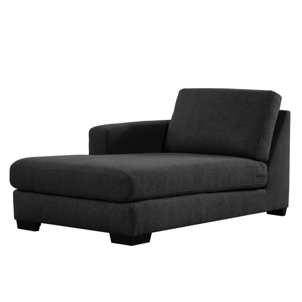 New Miami Modular Sofa Left Chaise Lounge Dark Grey