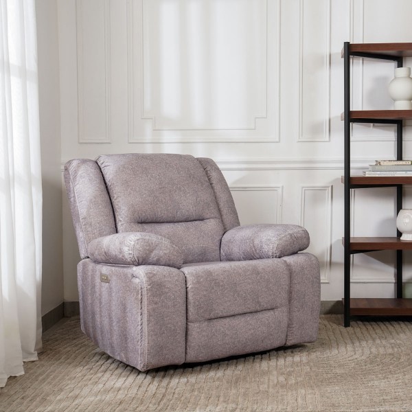 Unwind Electric Recliner Grey