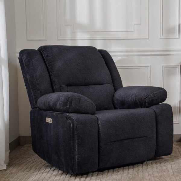 Unwind Electric Recliner Blue