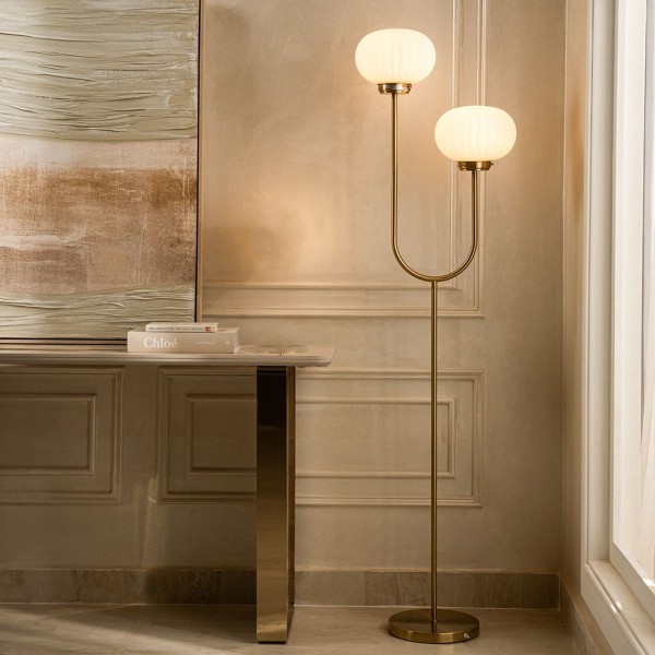 Origo Floor Lamp White 160x22 Cm