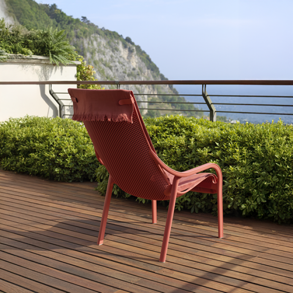 Sedia Net Lounge Corallo