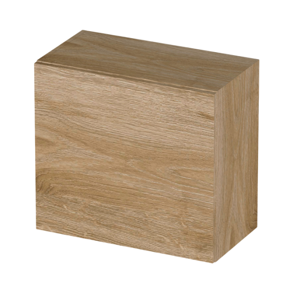 Infinity Cube 1 Door Cabinet Oak