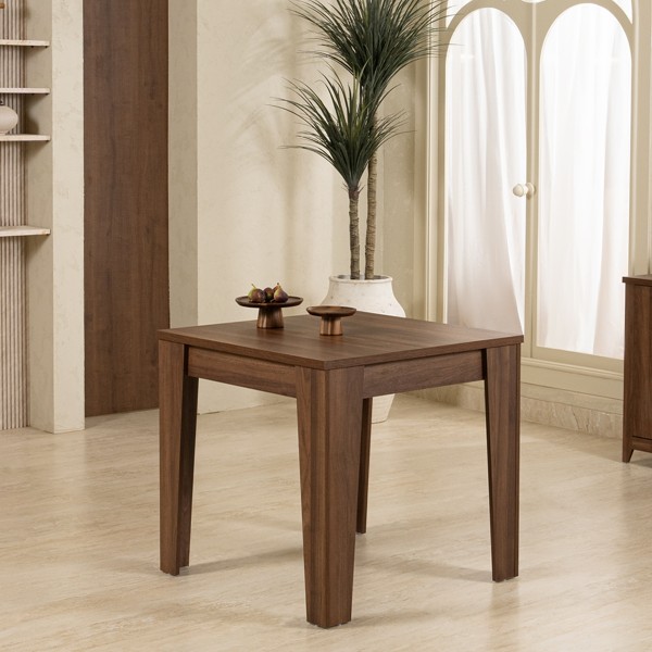 Alpha 2 Seater Dining Table Brown