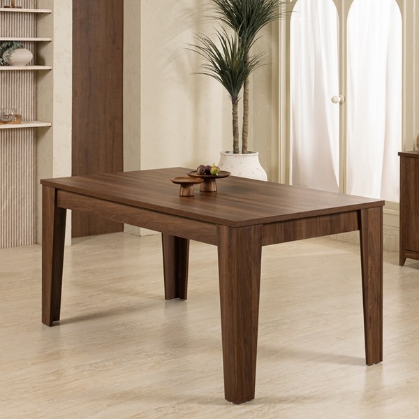 Alpha 6 Seater Dining Table Brown