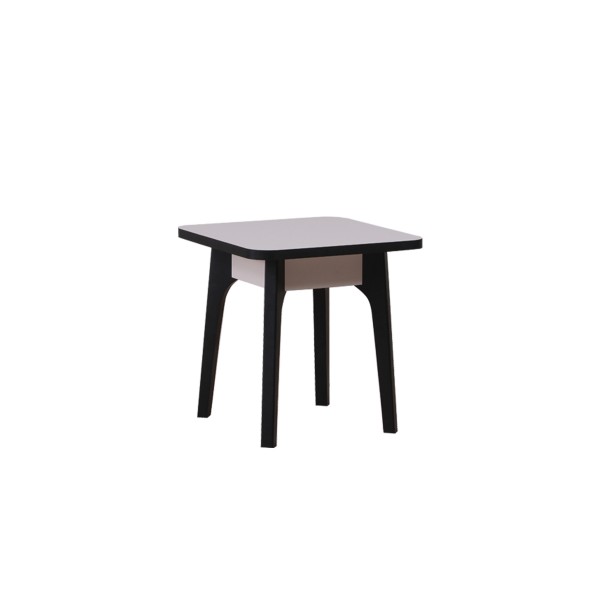Eyfel Side Table White/Grey