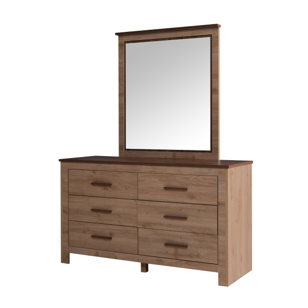 Prado Dresser With Mirror Oak