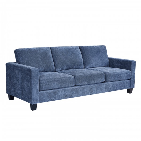Crimson 3 Seater Sofa Blue