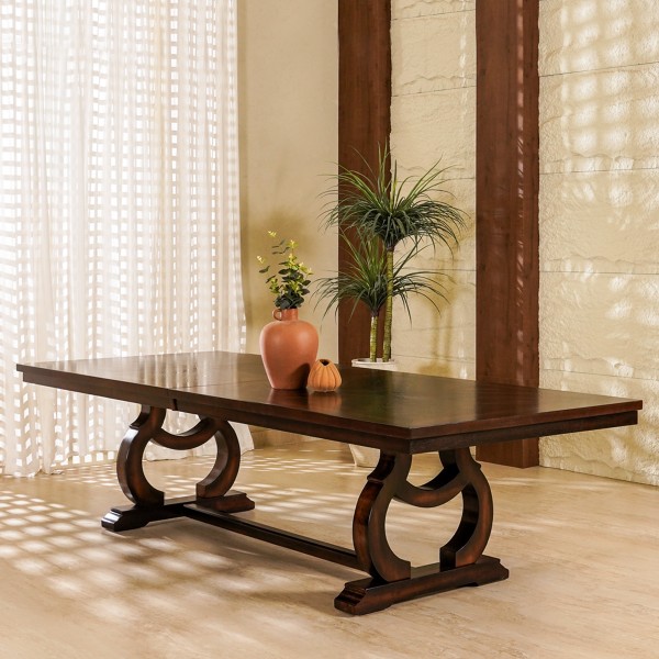 Colada 10 Seater Dining Table Brown