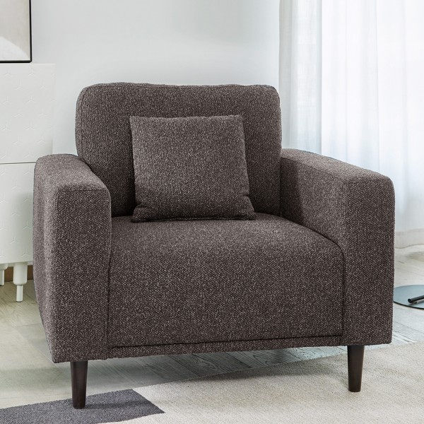Genista 1 Seater Sofa Brown