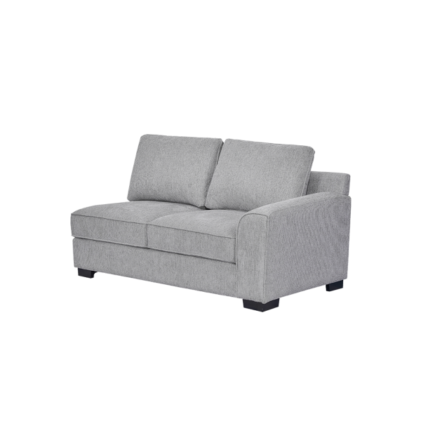 Drew 2 Seater Right Arm Sofa Light Grey